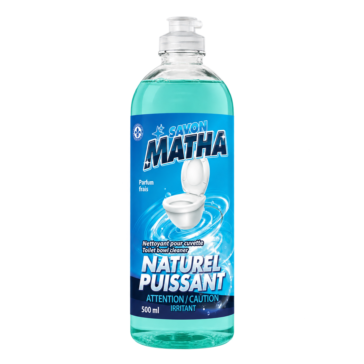 Nettoyant pour cuvette Savon Matha parfum frais, bouteille de 500 ml